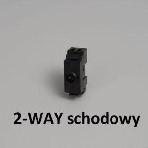 Włącznik modułowy schodowy Toggle Module Standard Europejski – Czarny (EU)