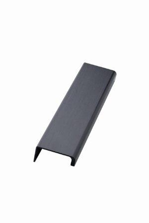 Uchwyt meblowy krawędziowy Artisan 160 Aluminiowy Czarny Matowy Szczotkowany