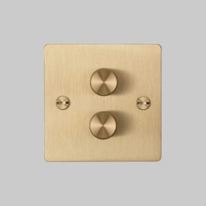 Ściemniacz LED Cross 2G 120W Standard Brytyjski – Złoty (UK)