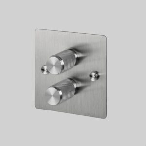 Ściemniacz LED Cross 2G 120W Standard Brytyjski – Srebrny (UK)