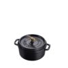 Garnek Cocotte Staub 3.7 L z m radełkowanym uchwytem – Czarny