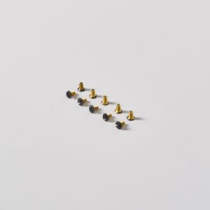 Kew M3.5 x 5mm front plate screws x10, Czarny