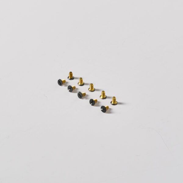 Kew M3.5 x 5mm front plate screws x10, Czarny