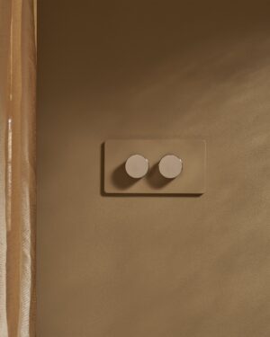 Grove 4-Module 2x Multiway Dimmer Switch – Paintable Polished Nickel