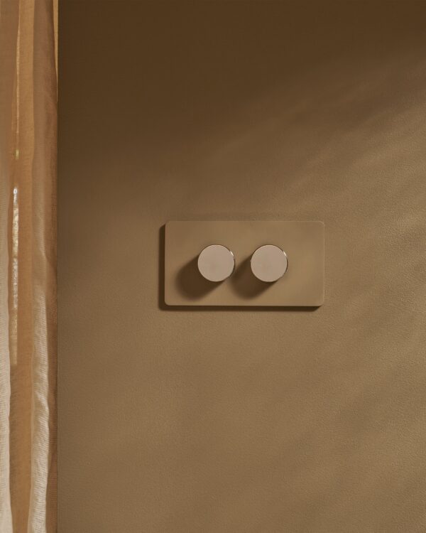 Grove 4-Module 2x Multiway Dimmer Switch – Paintable Polished Nickel