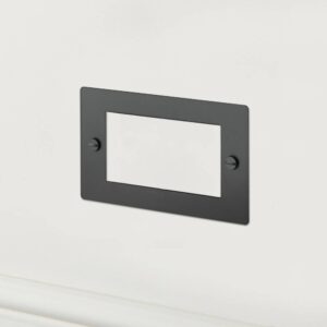 Ramka 2G 50 mm Euro Plate 4 moduły – Biały (UK)