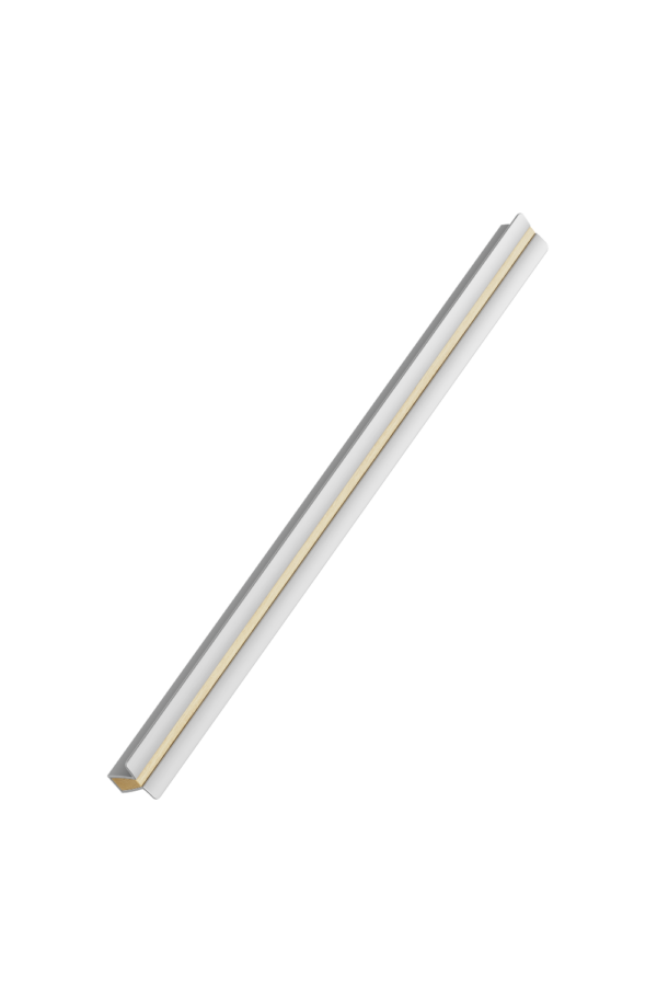 Uchwyt meblowy podłużny Papillon 320 Aluminiowy Srebrny z Drewnem Dębowym