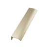Uchwyt meblowy krawędziowy Edge Straight 160 Aluminiowy Złoty Szczotkowany