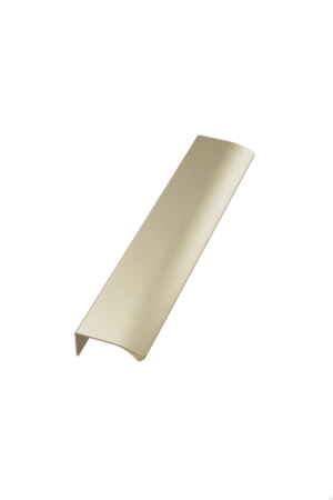 Uchwyt meblowy krawędziowy Edge Straight 160 Aluminiowy Złoty Szczotkowany