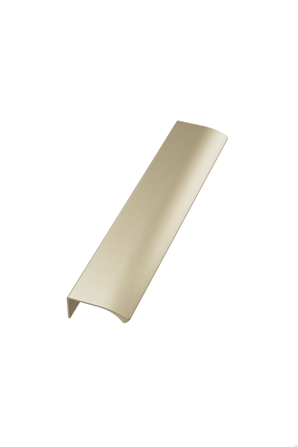 Uchwyt meblowy krawędziowy Edge Straight 160 Aluminiowy Złoty Szczotkowany