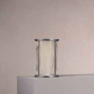 Battersea lampion – Satynowy nikiel