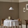 Cotswold średnia lampa wisząca z delikatną porcelaną – Brąz