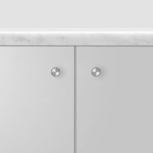 Gałka meblowa Linear 12 (zestaw 2 szt.) – Srebrny