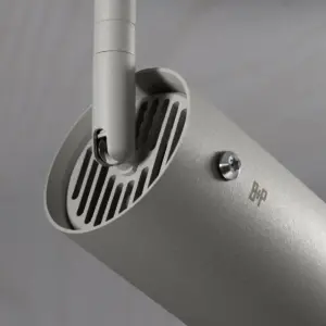 Lampa szynowa punktowa Exhaust Linear Szara z Paloną ą – Niebieski