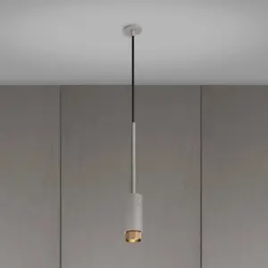 Lampa wisząca punktowa Exhaust Linear Szara z m – Szary
