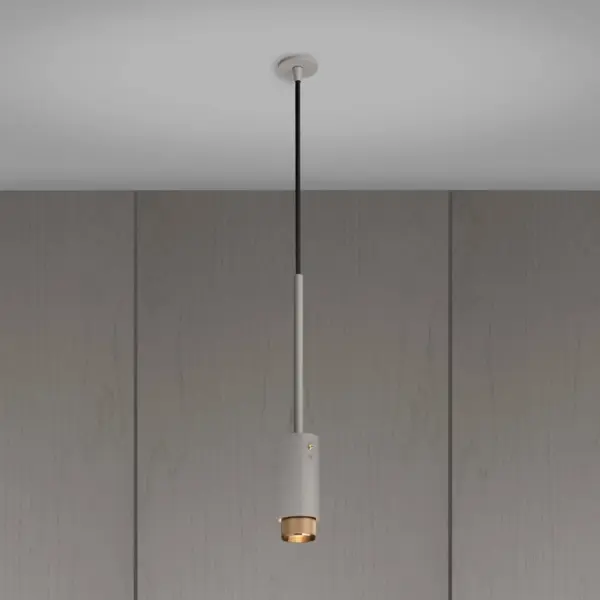 Lampa wisząca punktowa Exhaust Linear Szara z m – Szary
