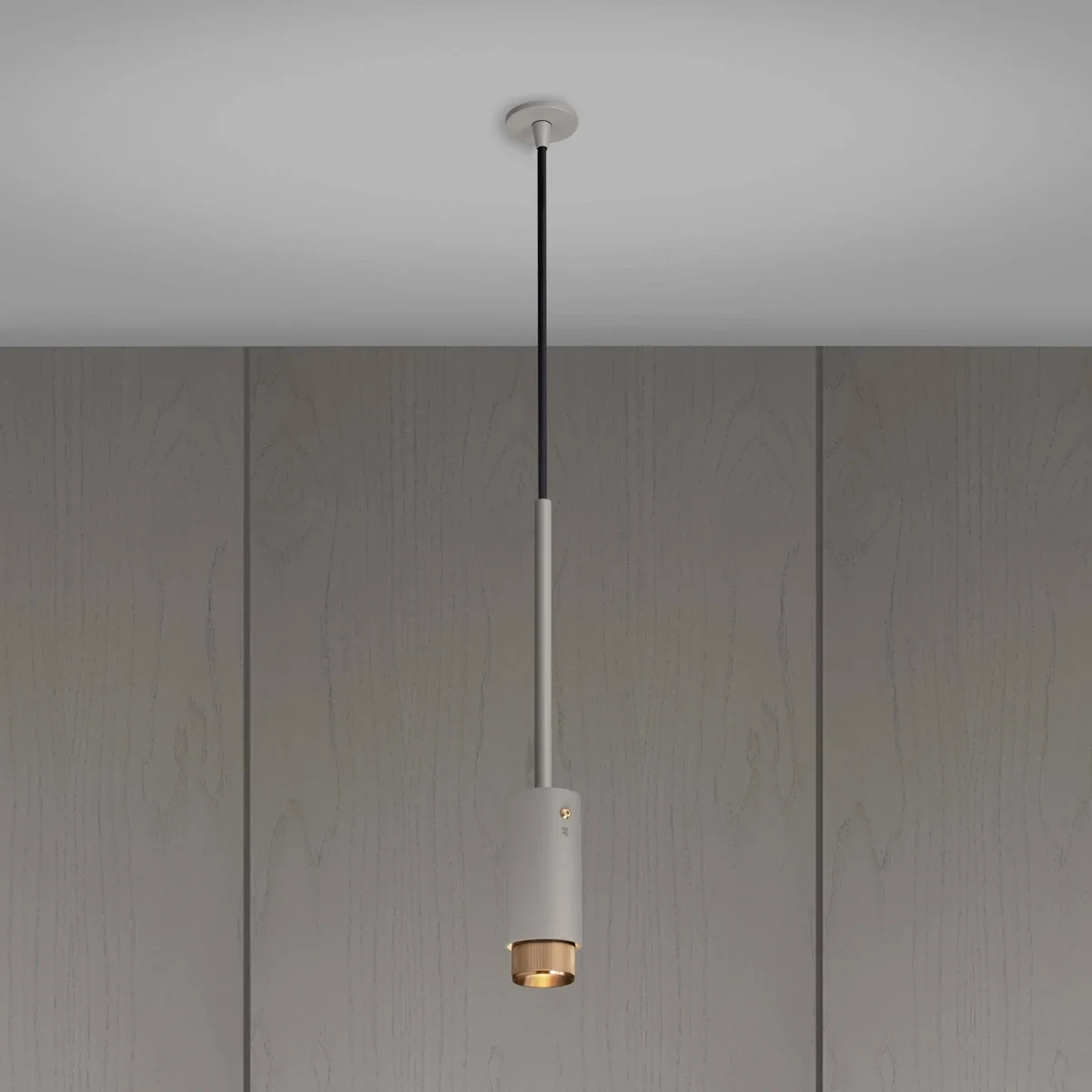 Lampa wisząca punktowa Exhaust Linear Szara z m – Szary