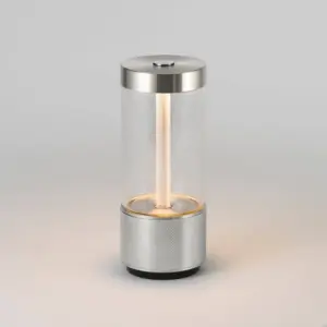 Lampa przenośna Takeout – Srebrny