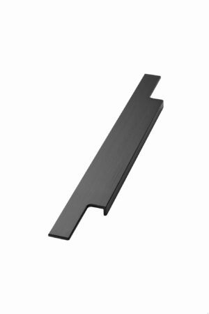 Uchwyt meblowy wpuszczany Trim 795 Aluminiowy Czarny Matowy Szczotkowany
