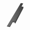 Uchwyt meblowy wpuszczany Trim 996 Aluminiowy Czarny Matowy Szczotkowany