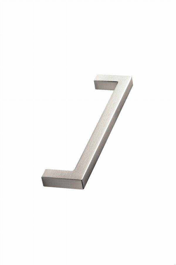 Uchwyt meblowy podłużny Square 10 128 Aluminiowy Srebrny
