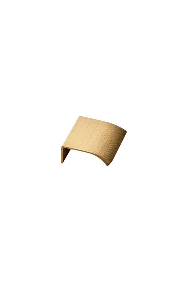 Uchwyt meblowy krawędziowy Edge Straight 40 Aluminiowy Ciemny Złoty Szczotkowany