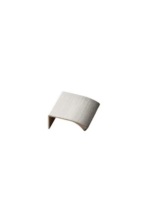 Uchwyt meblowy krawędziowy Edge Straight 40 Aluminiowy Srebrny