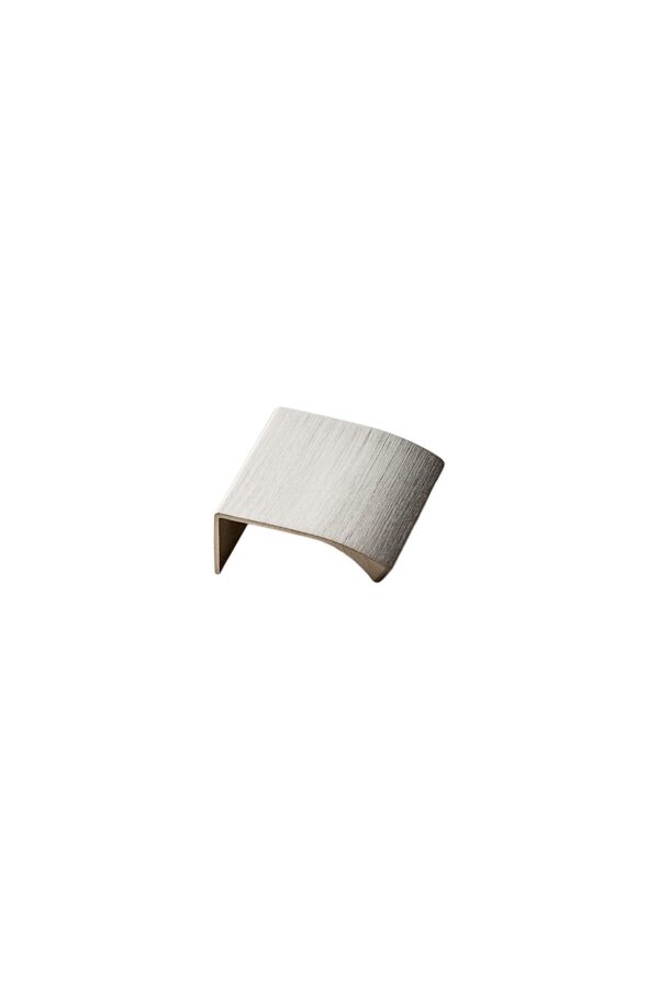 Uchwyt meblowy krawędziowy Edge Straight 40 Aluminiowy Srebrny