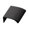 Uchwyt meblowy krawędziowy Edge Straight 40 Aluminiowy Czarny Matowy Szczotkowany