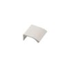 Uchwyt meblowy krawędziowy Edge Straight 40 Aluminiowy Biały