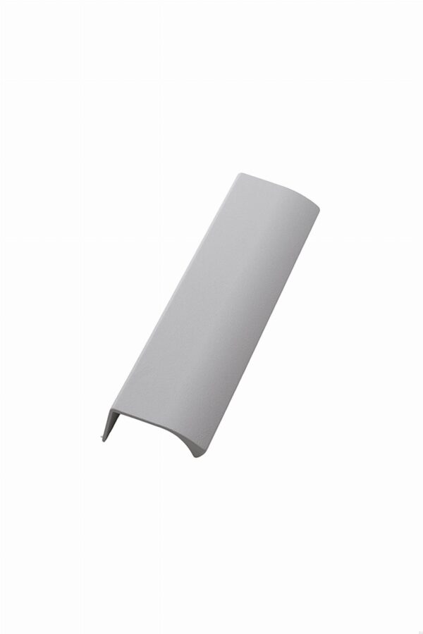 Uchwyt meblowy krawędziowy Edge Straight 40 Aluminiowy Szary