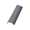 Uchwyt meblowy krawędziowy Edge Straight 40 Aluminiowy Szary