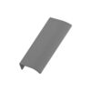 Uchwyt meblowy krawędziowy Edge Straight 100 Aluminium Szary