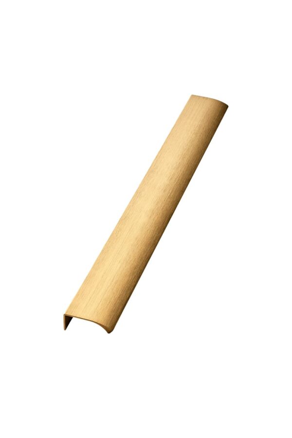 Uchwyt meblowy krawędziowy Edge Straight 1200 Aluminiowy Ciemny Złoty Szczotkowany