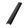 Uchwyt meblowy krawędziowy Edge Straight 1200 Aluminiowy Czarny Matowy Szczotkowany