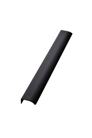 Uchwyt meblowy krawędziowy Edge Straight 1200 Aluminiowy Czarny Matowy Szczotkowany