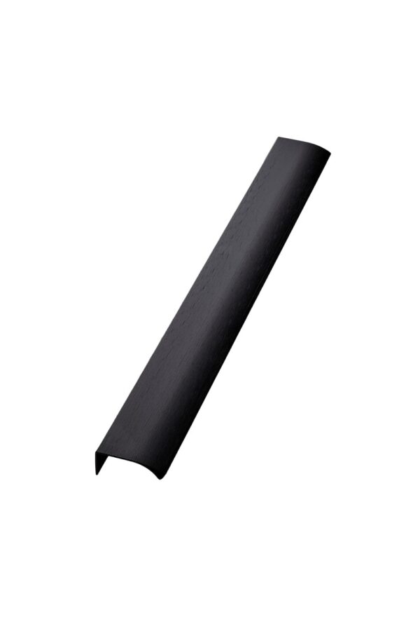 Uchwyt meblowy krawędziowy Edge Straight 1200 Aluminiowy Czarny Matowy Szczotkowany