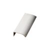 Uchwyt meblowy krawędziowy Edge Straight 100 Aluminiowy Srebrny