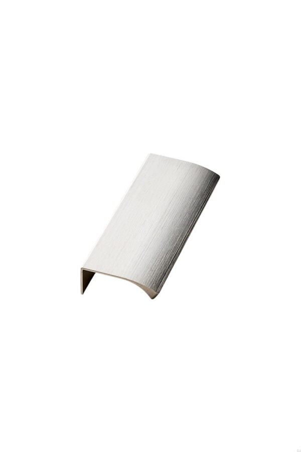 Uchwyt meblowy krawędziowy Edge Straight 100 Aluminiowy Srebrny