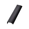 Uchwyt meblowy krawędziowy Edge Straight 200 Aluminiowy Czarny Matowy Szczotkowany