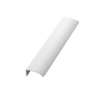 Uchwyt meblowy krawędziowy EDGE STRAIGHT 200 mm, biały połysk