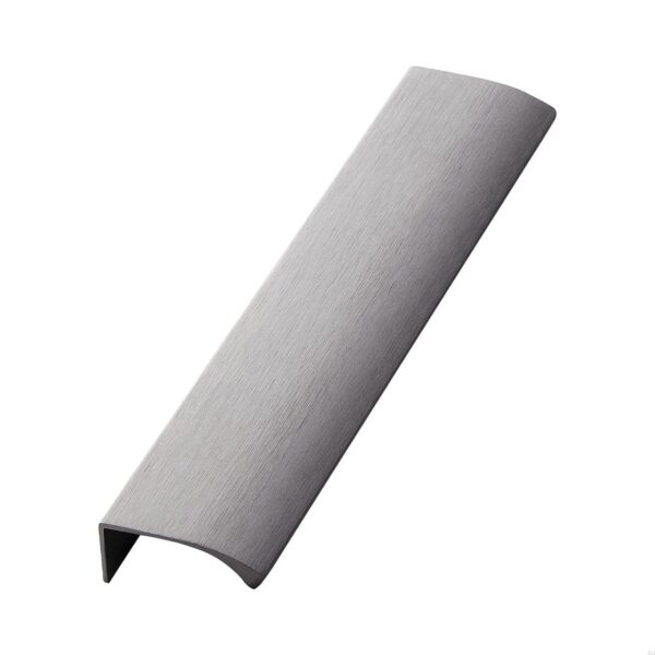 Uchwyt meblowy krawędziowy Edge Straight 200 Aluminiowy Antracyt Szczotkowany