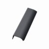 Uchwyt meblowy krawędziowy Edge Straight 200 Aluminiowy Czarny
