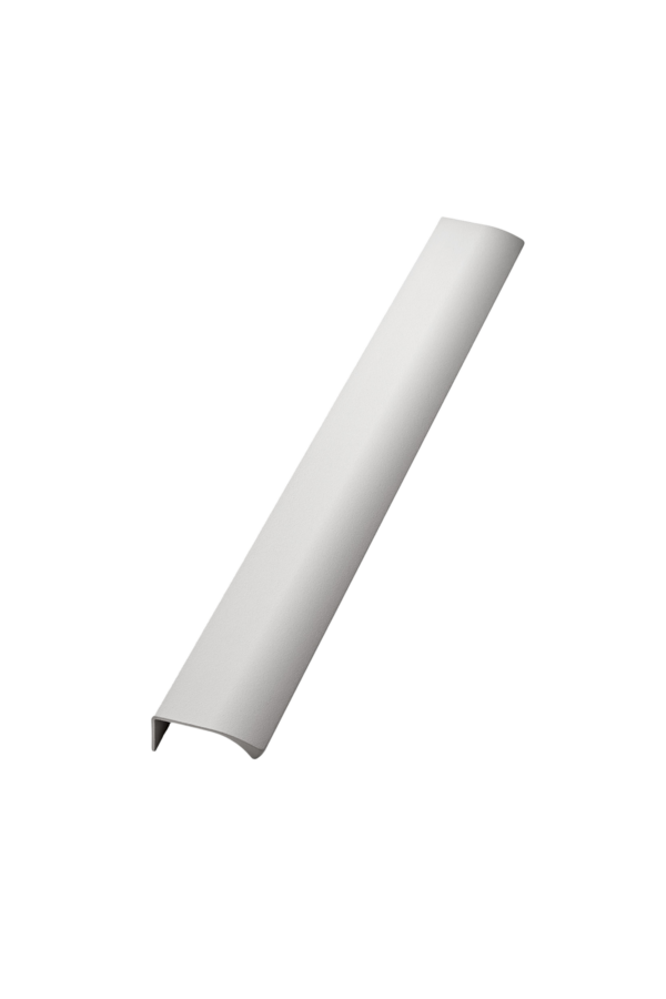 Uchwyt meblowy krawędziowy EDGE STRAIGHT 350 mm, biały mat