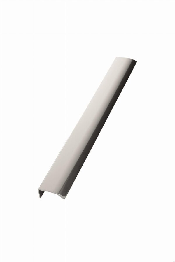 Uchwyt meblowy krawędziowy Edge Straight 350 Aluminiowy Chromowany