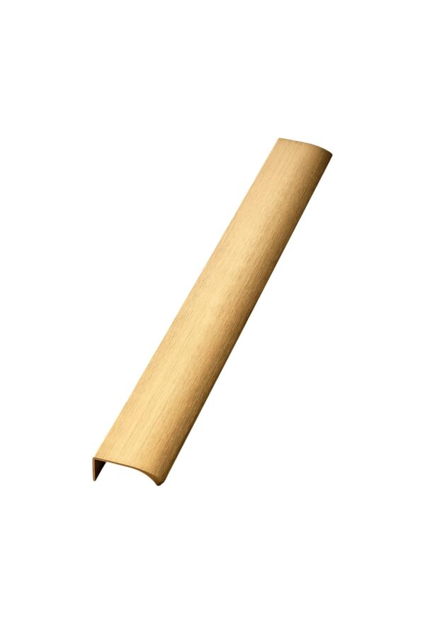 Uchwyt meblowy krawędziowy Edge Straight 350 Aluminiowy Ciemny Złoty Szczotkowany