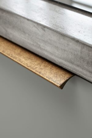 Uchwyt meblowy krawędziowy Edge Straight 350 Aluminiowy Antyczny Złoty