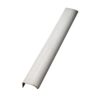 Uchwyt meblowy krawędziowy Edge Straight 350 Aluminiowy Srebrny