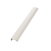 Uchwyt meblowy krawędziowy EDGE STRAIGHT 350 mm, biały połysk