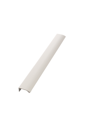 Uchwyt meblowy krawędziowy EDGE STRAIGHT 350 mm, biały połysk